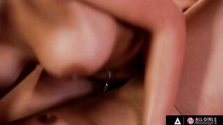ALL WOMEN RUBS - Bombshell Sara Luvv Licks Luna Star's Snatch Until She Extracts The Last Drop Of Juice