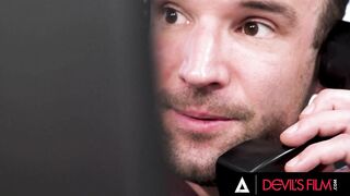 DEVILS CLIP - Great April Olsen Gets Her Twat And Butt Nailed Inside The Office
