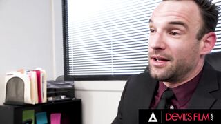 DEVILS CLIP - Great April Olsen Gets Her Twat And Butt Nailed Inside The Office