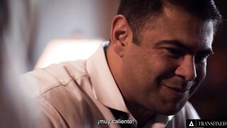 TRANSFIXED - Older Fashioned Man is Assfucked by Hidden Step-Daughter Emma Rose (Spanish Subtitles)