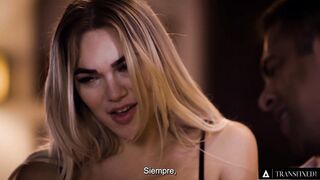 TRANSFIXED - Older Fashioned Man is Assfucked by Hidden Step-Daughter Emma Rose (Spanish Subtitles)