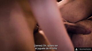 TRANSFIXED - Older Fashioned Man is Assfucked by Hidden Step-Daughter Emma Rose (Spanish Subtitles)