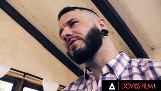 DEVILS SEX TAPE - Bi Sexual Three-Way With A Sensual Lovers Including Adira Allure And An Extra Long Penis