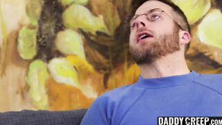 Stepfather Joel Someone silenced Dakota Lovell by shoving his huge cock into his mout