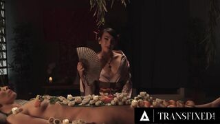 TRANSFIXED - eastern Muse Kasey Kei Has Passionate Sex With Perfect Nyotaimori Myfreecam Casey Calvert