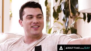 ADULT TIME - Curious Heterosexual Buddies Collin Simpson and Jim Fit Wank and Try Anal Sex Together