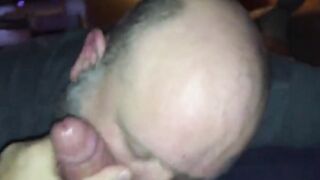 Hairy Guy Sucking My Cock - Amateur Bear Video
