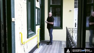 GrandpasFuckTeens - Beauty 18 Sasha Haven Knows How To Enjoy Her Older Landlord