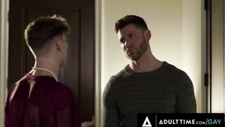ADULT TIME - Upset Twinkie Cyrus Stark & Hunk Mature Bf Caden Jackson Have Anal Swap Sex! FACIAL
