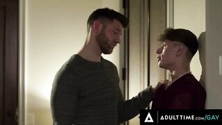 ADULT TIME - Upset Twinkie Cyrus Stark & Hunk Mature Bf Caden Jackson Have Anal Swap Sex! FACIAL