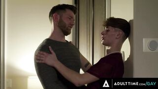 ADULT TIME - Upset Twinkie Cyrus Stark & Hunk Mature Bf Caden Jackson Have Anal Swap Sex! FACIAL