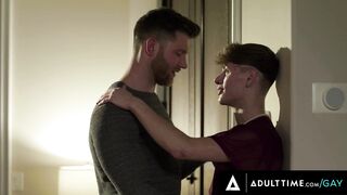ADULT TIME - Upset Twinkie Cyrus Stark & Hunk Mature Bf Caden Jackson Have Anal Swap Sex! FACIAL