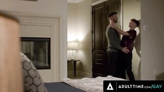 ADULT TIME - Upset Twinkie Cyrus Stark & Hunk Mature Bf Caden Jackson Have Anal Swap Sex! FACIAL