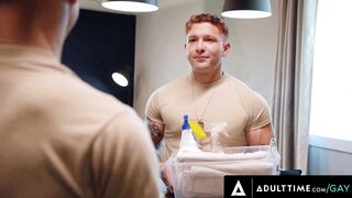 HETEROFLEXIBLE - Jeremiah Cruze Destroys Military Rival Blain O'Connor's Booty Into Their Sergeant's Bed
