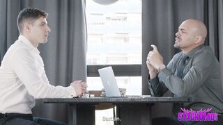 Corporate Executive Operator fucks twink!