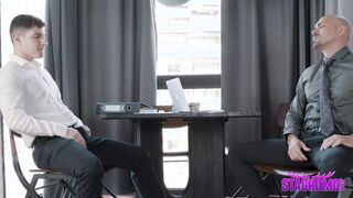 Corporate Executive Operator fucks twink!