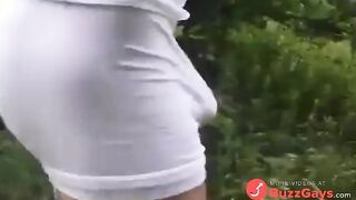 Outdoor Twink Amateur Sagg-Vid