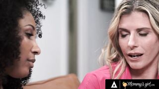 MOMMY'S CUNT WITH MOUTH - I Asked My Bombshell Stepmom Cory Chase To Help Me Become A Dyke! With Olivia Jay