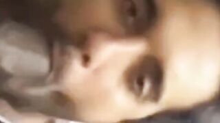 Indian Amateur Sucks a Big Black Cock