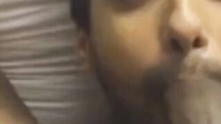 Indian Amateur Sucks a Big Black Cock