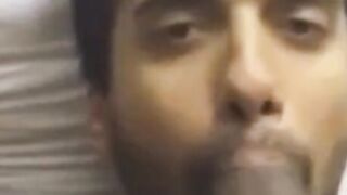 Indian Amateur Sucks a Big Black Cock