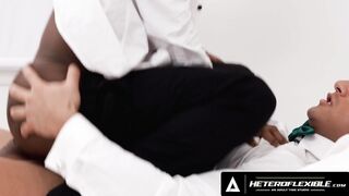 HETEROFLEXIBLE - Vulgar Jocks Kenzo Alvarez & Kai Taylor Nailed Before Joining Abstinent Girlfriends