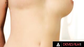 DEVILS VIDEO - Perfect Bombshell Karlee Grey Gets Her Hairy Snatch Banged By Old Man