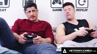 HETEROFLEXIBLE - Rocky Vallarta Is Visited By Next Door Clark Delgaty, Ends Up Getting ANAL CREAMPIED