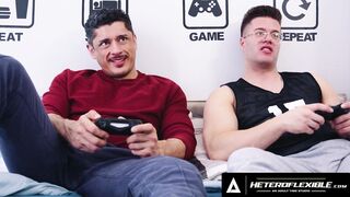 HETEROFLEXIBLE - Rocky Vallarta Is Visited By Next Door Clark Delgaty, Ends Up Getting ANAL CREAMPIED