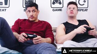 HETEROFLEXIBLE - Rocky Vallarta Is Visited By Next Door Clark Delgaty, Ends Up Getting ANAL CREAMPIED