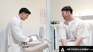HETEROFLEXIBLE - Pervert Doctor Dakota Payne Starts Jerking Off During Michael Boston Prostate Exam