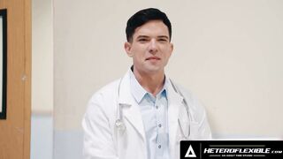 HETEROFLEXIBLE - Pervert Doctor Dakota Payne Starts Jerking Off During Michael Boston Prostate Exam