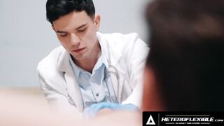 HETEROFLEXIBLE - Pervert Doctor Dakota Payne Starts Jerking Off During Michael Boston Prostate Exam
