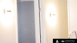 NURU RUBS - Bombshell Masseuse Delilah Day Massage Her Snatch On A Penis Before Taking It Doggy Style