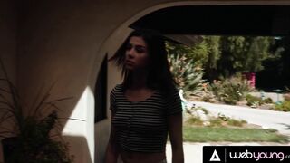 Tiny Town's New Dyke Kylie Rocket Rough Fucks Her Lusty Heterosexual Next Door Lily Larimar! FINGERED