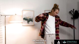 NURU GRIND - Great Jessica Ryan Offer A Steamy Nuru To Her Neighbors BC Her Husband Ghosted Her