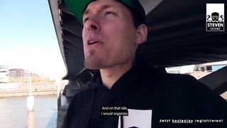 Turned On Julia Exclusiv makes her vagina sweat during an outside