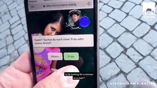 Turned On Julia Exclusiv makes her vagina sweat during an outside