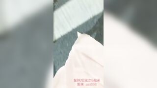 Asian young cunt with mouth walking on street part two
