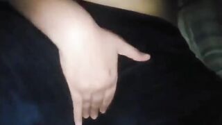 Akeela rubbing herself like she's been told to