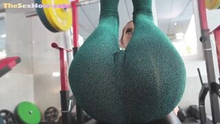Slender yoga goddess sucking off penis after analsex