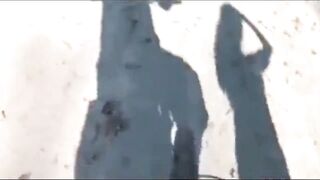 Outdoors Hand Job