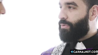 Bottom Bastian Karim wanting that hung cock