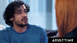 ADULT TIME - Nervous Teenie Doesn't Pull Out Of His cougar Therapist Lauren Phillips During Sexsual Plowed