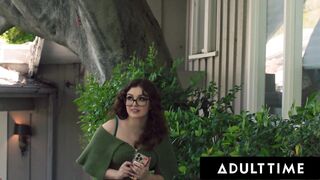ADULT TIME - Femdoms Emma Rose & Hazel Grace Dominate Lauren Phillips With Leana Lovings' Help