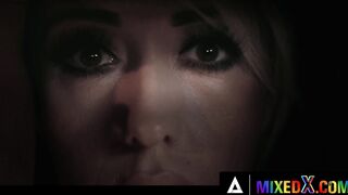 MIXEDX - 2 Hottie Lesbo Schoolgirls Alexa Flexy And Kate Quinn Screwed Together Inside Scissoring
