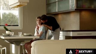 21 SEXTURY - Thin Goddess Lana Lelani Gets Her Soak Snatch Boned Inside Doggy Style