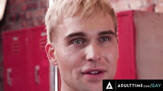 ADULT TIME - 6 Muscular Firefighters GANG BANG Handsome Jock! WILD BLOWBANG + BAREBACK BUTTFUCKING!