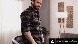 ADULT TIME - Therapist Caden Jackson Give Heterosexual Client Bruce Jones His First Homosexual Anal Experience
