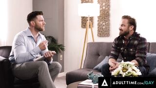 ADULT TIME - Therapist Caden Jackson Give Heterosexual Client Bruce Jones His First Homosexual Anal Experience